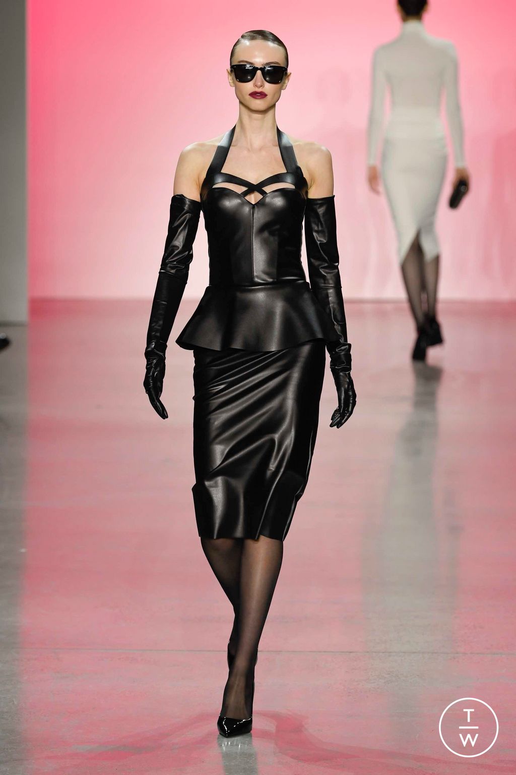 Fashion Week New York Fall/Winter 2023 look 6 from the Chiara Boni collection womenswear