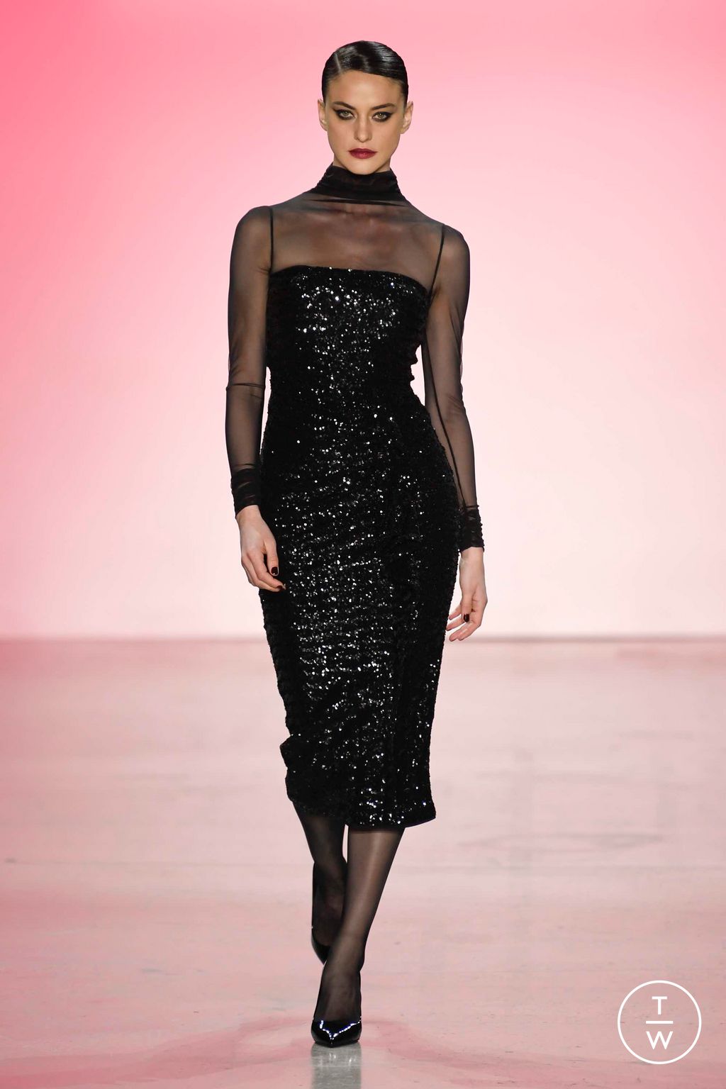 Fashion Week New York Fall/Winter 2023 look 22 from the Chiara Boni collection womenswear