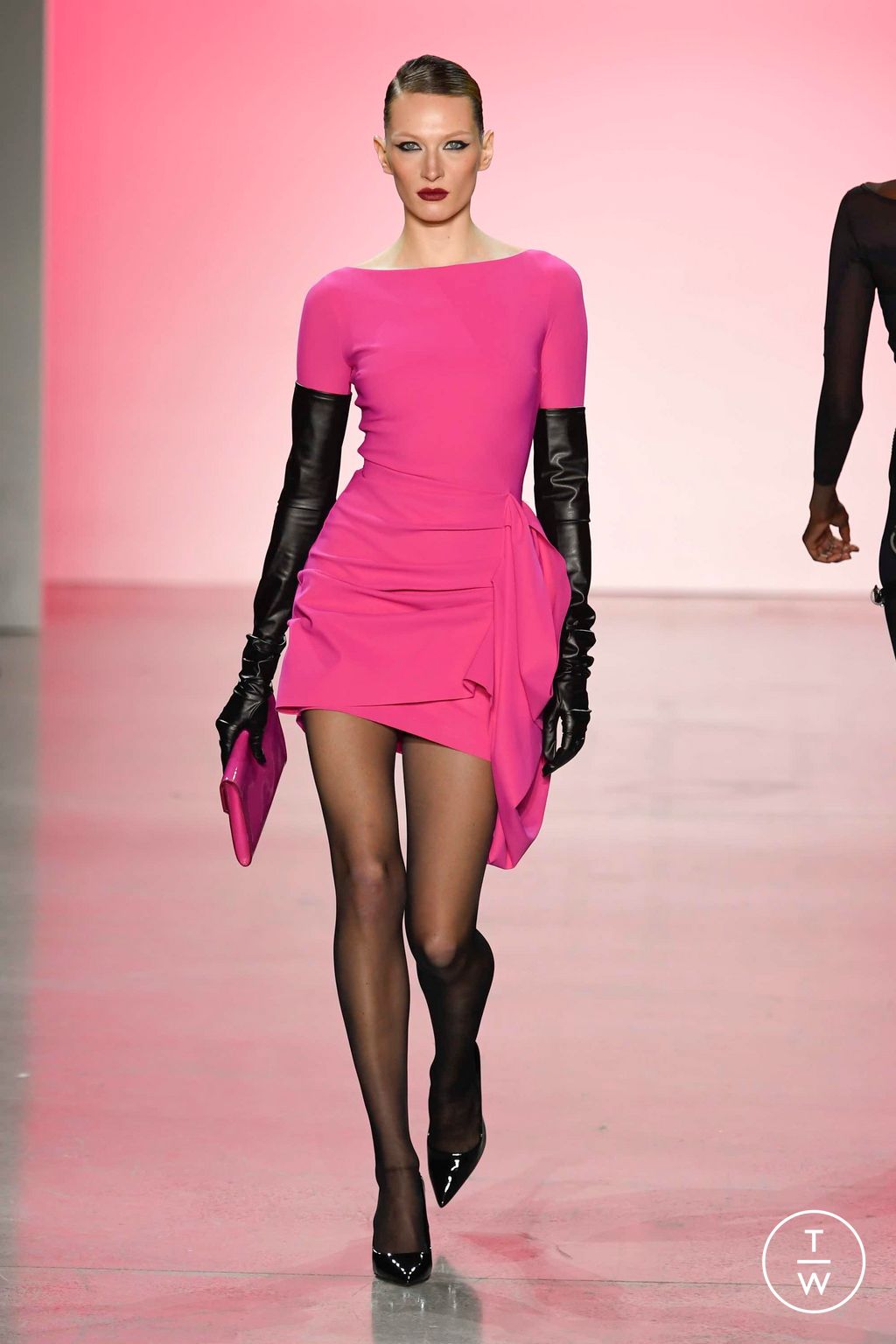 Fashion Week New York Fall/Winter 2023 look 61 from the Chiara Boni collection womenswear