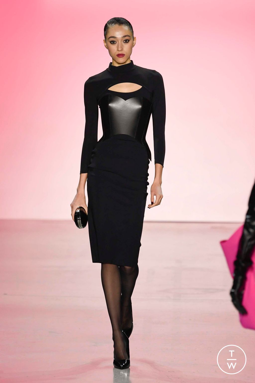 Fashion Week New York Fall/Winter 2023 look 63 from the Chiara Boni collection womenswear