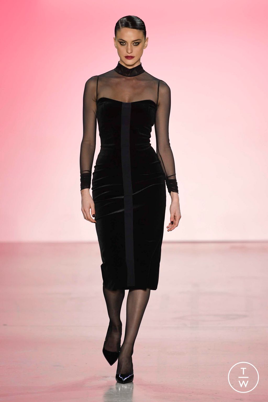 Fashion Week New York Fall/Winter 2023 look 69 from the Chiara Boni collection womenswear