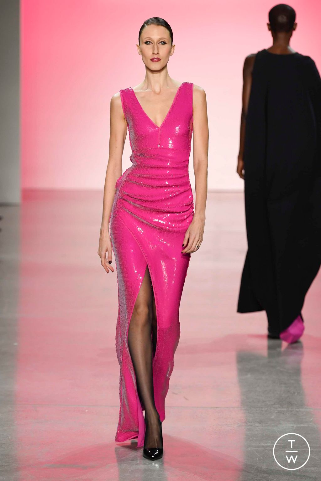 Fashion Week New York Fall/Winter 2023 look 85 from the Chiara Boni collection womenswear