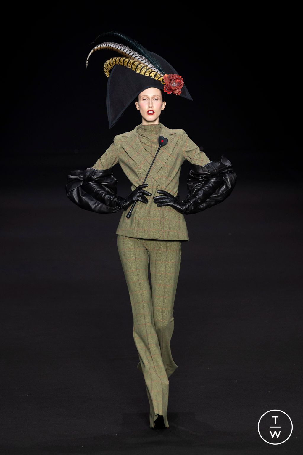 Fashion Week Milan Fall/Winter 2024 look 1 de la collection Chiara Boni womenswear
