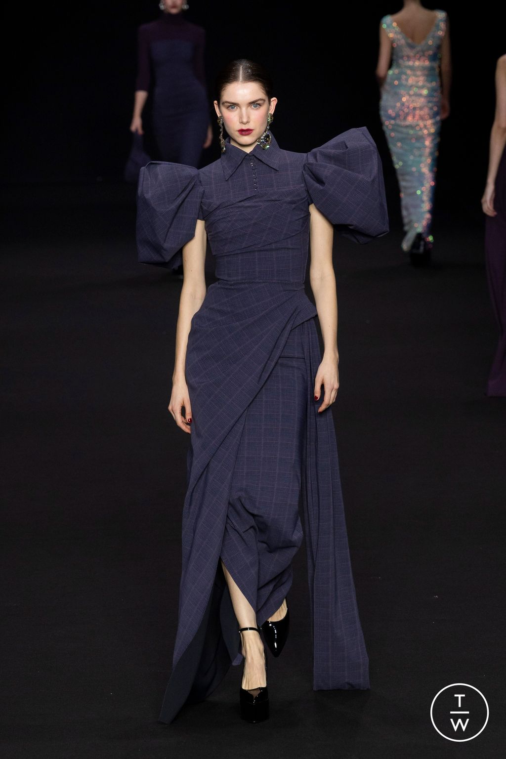 Fashion Week Milan Fall/Winter 2024 look 6 from the Chiara Boni collection womenswear