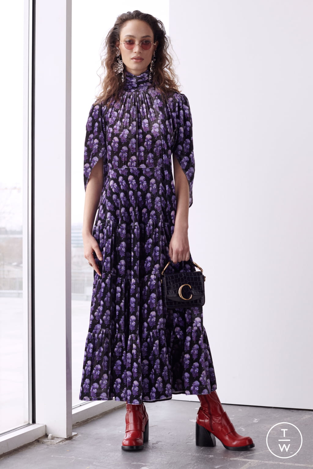 Fashion Week Paris Pre-Fall 2019 look 13 from the Chloé collection womenswear