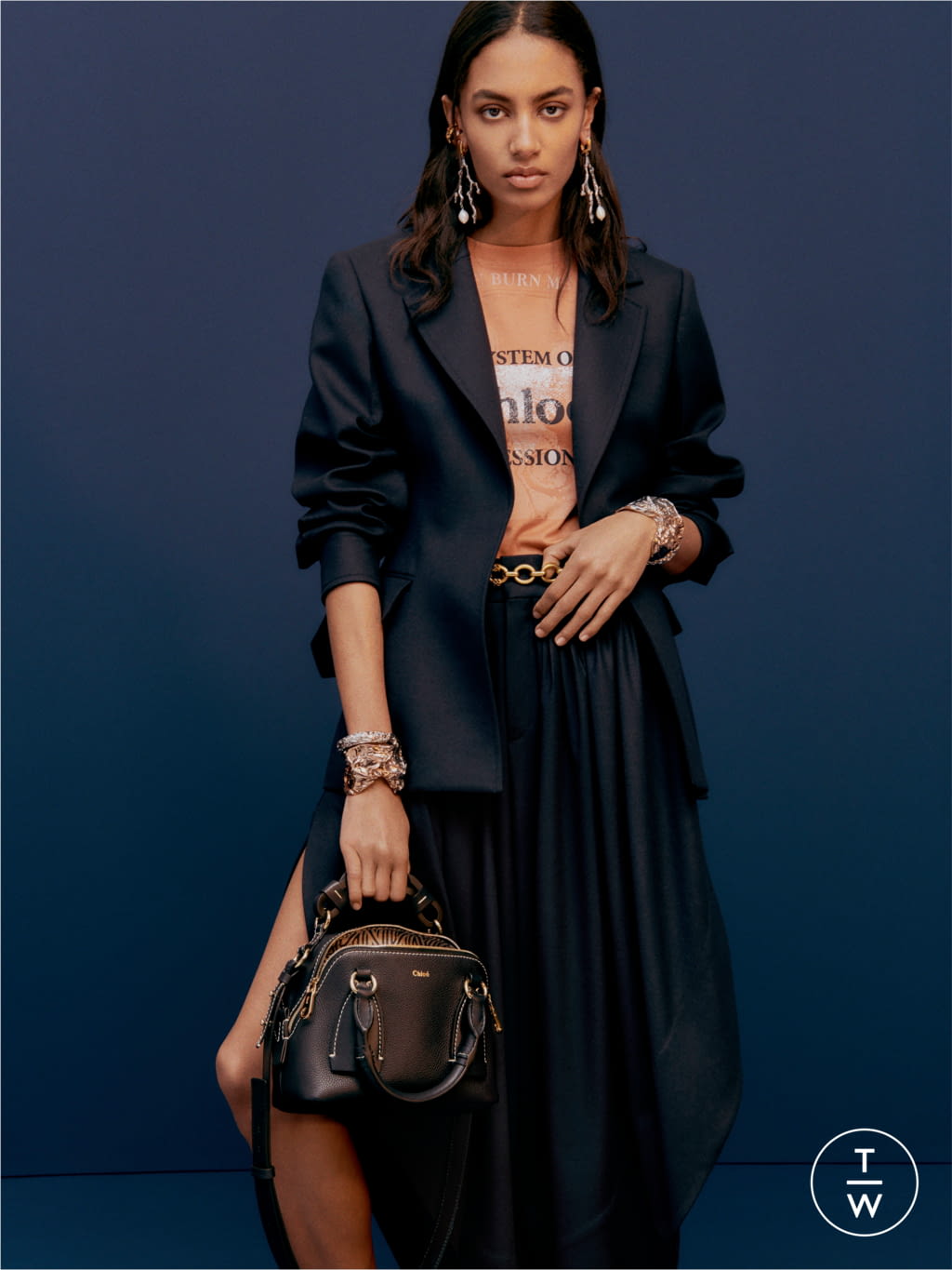 Fashion Week Paris Pre-Fall 2020 look 1 from the Chloé collection womenswear
