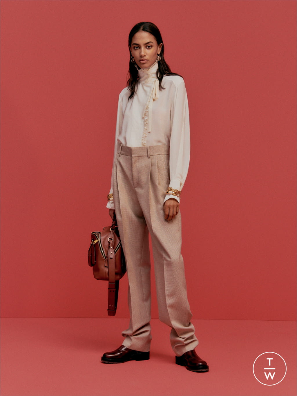 Fashion Week Paris Pre-Fall 2020 look 4 from the Chloé collection 女装