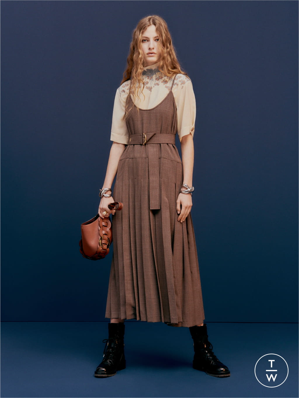Fashion Week Paris Pre-Fall 2020 look 5 from the Chloé collection womenswear