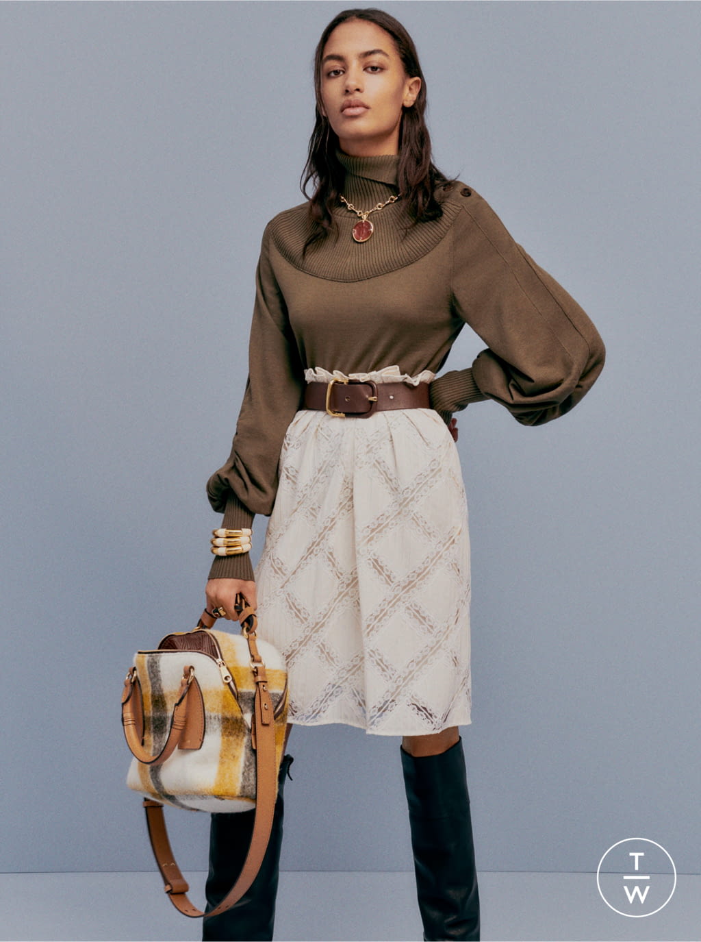 Fashion Week Paris Pre-Fall 2020 look 17 from the Chloé collection womenswear