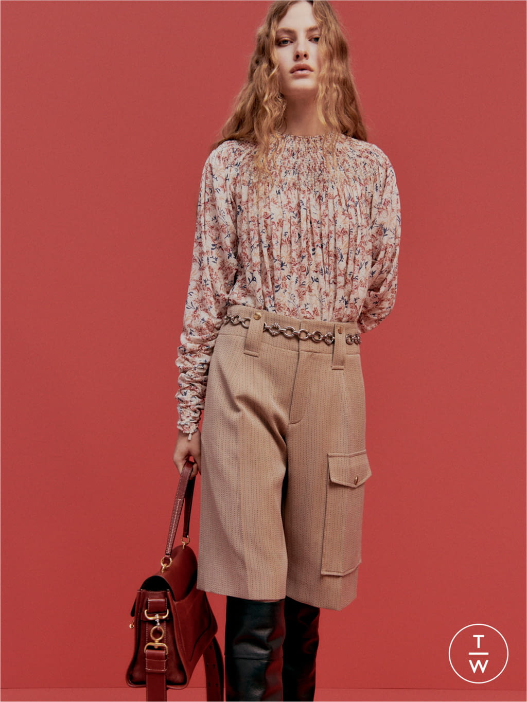 Fashion Week Paris Pre-Fall 2020 look 19 from the Chloé collection womenswear