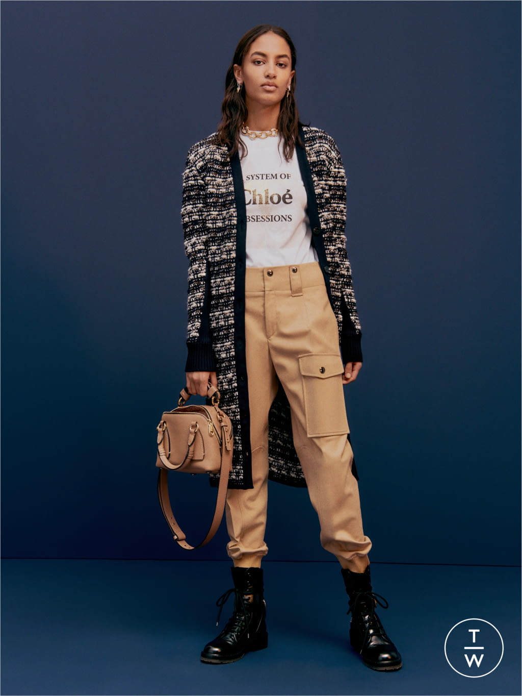 Fashion Week Paris Pre-Fall 2020 look 30 from the Chloé collection 女装