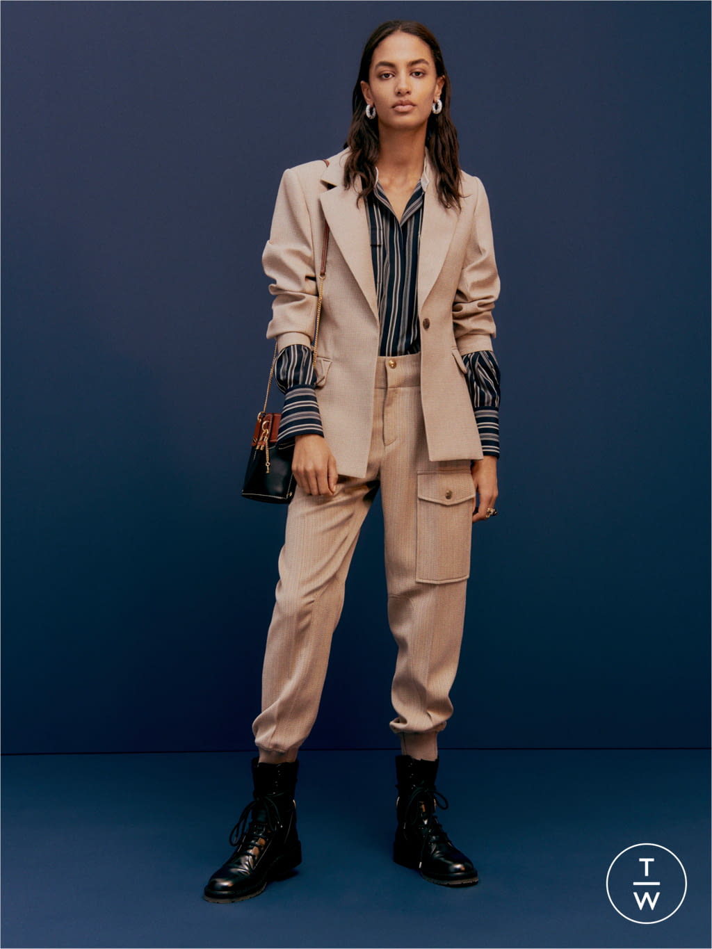 Fashion Week Paris Pre-Fall 2020 look 31 from the Chloé collection 女装
