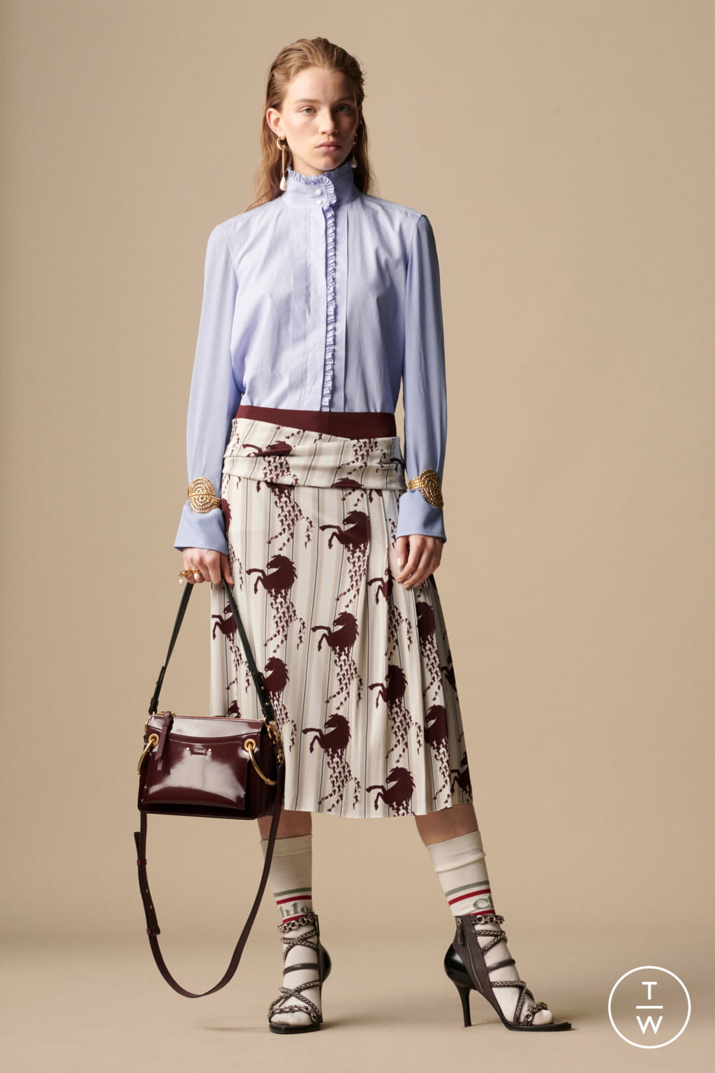 Fashion Week Paris Resort 2019 look 1 from the Chloé collection womenswear