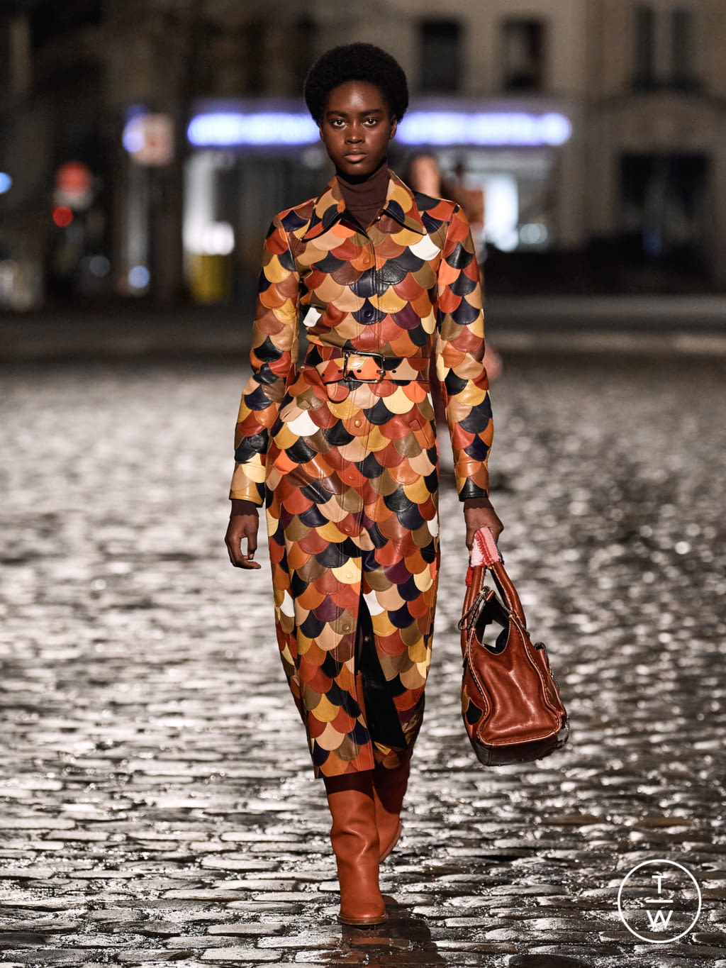 Fashion Week Paris Fall/Winter 2021 look 19 de la collection Chloé womenswear