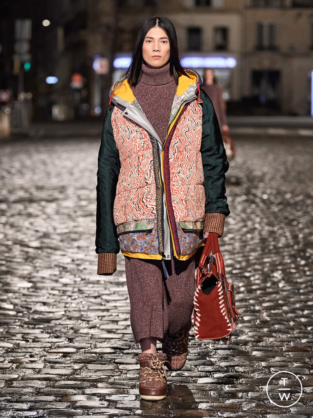 Fashion Week Paris Fall/Winter 2021 look 23 from the Chloé collection 女装