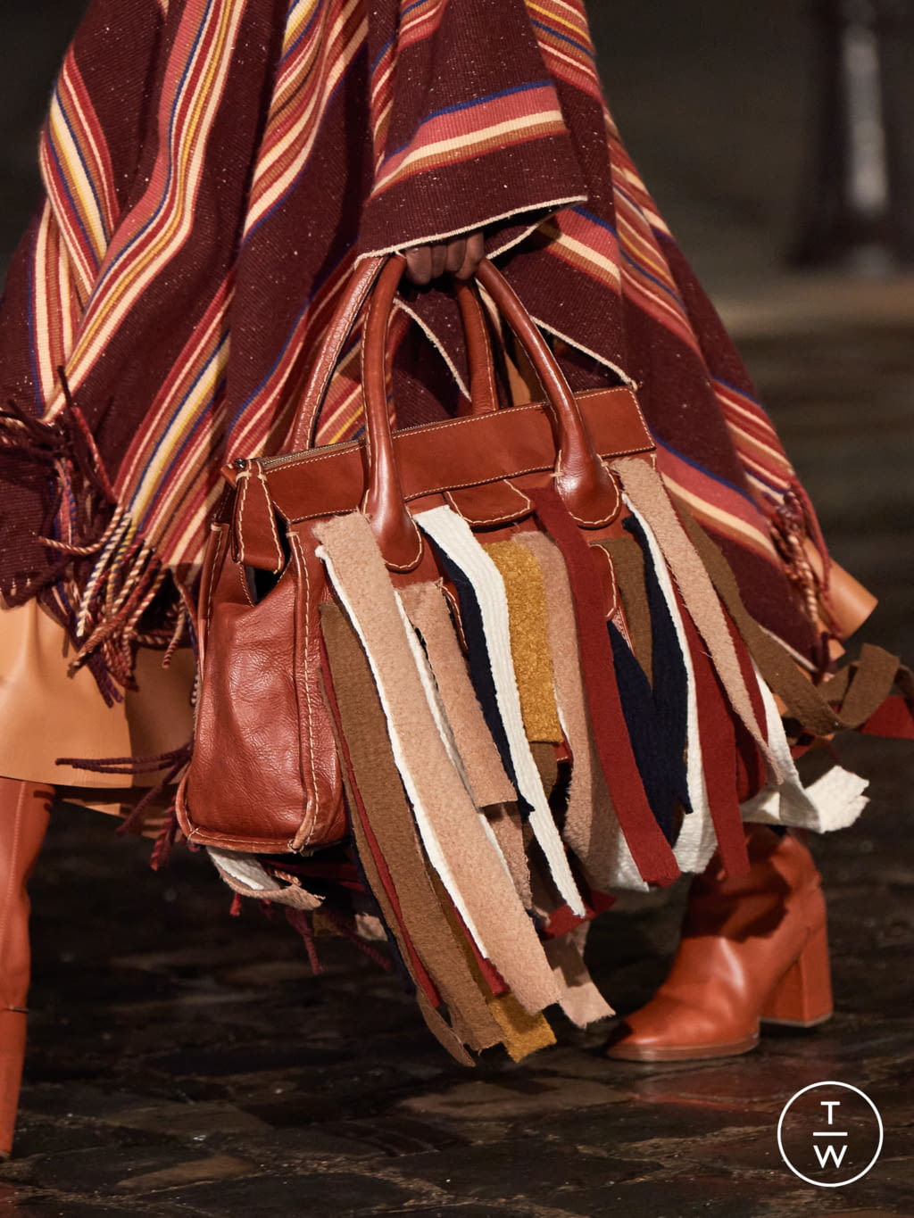 Fashion Week Paris Fall/Winter 2021 look 7 from the Chloé collection womenswear accessories