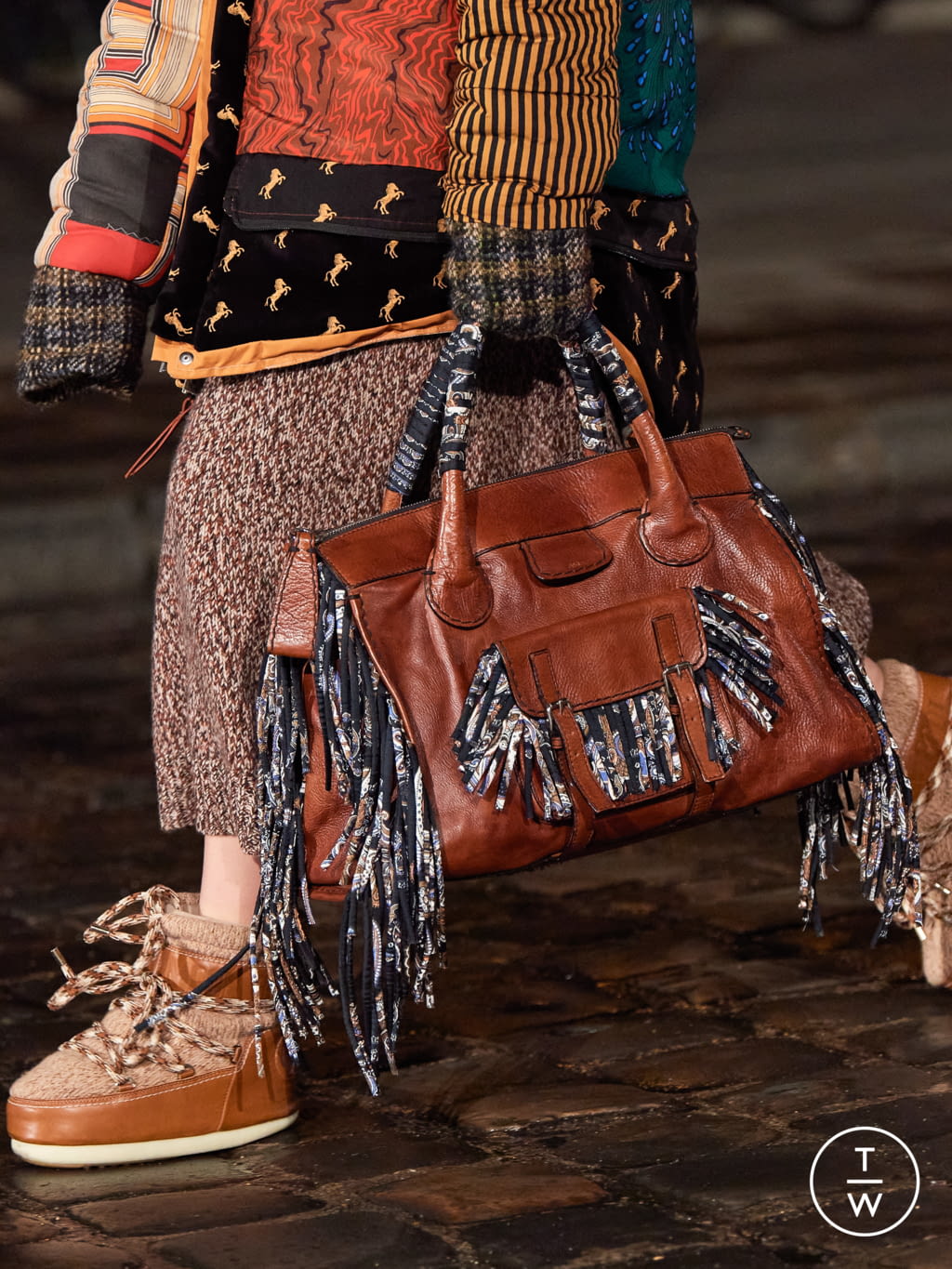 Fashion Week Paris Fall/Winter 2021 look 42 from the Chloé collection womenswear accessories