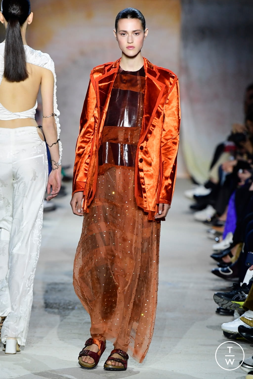 Fashion Week Paris Fall/Winter 2019 look 72 from the Festival de Hyères 2019 collection 女装