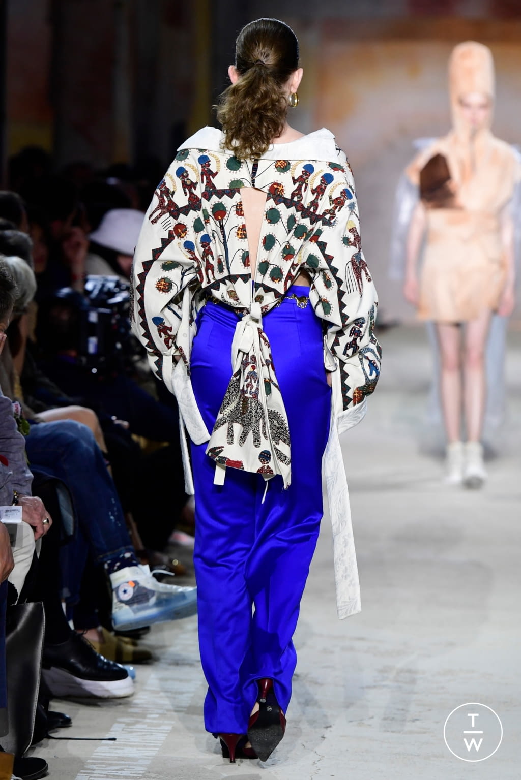 Fashion Week Paris Fall/Winter 2019 look 74 from the Festival de Hyères 2019 collection womenswear