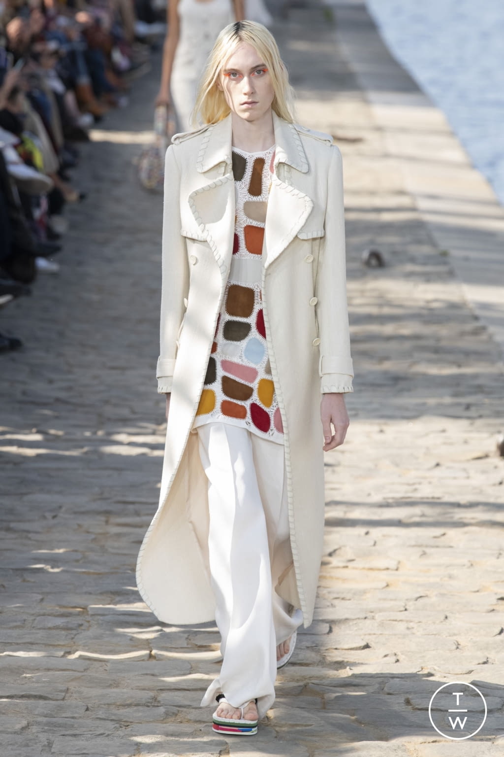 Fashion Week Paris Spring/Summer 2022 look 12 from the Chloé collection womenswear