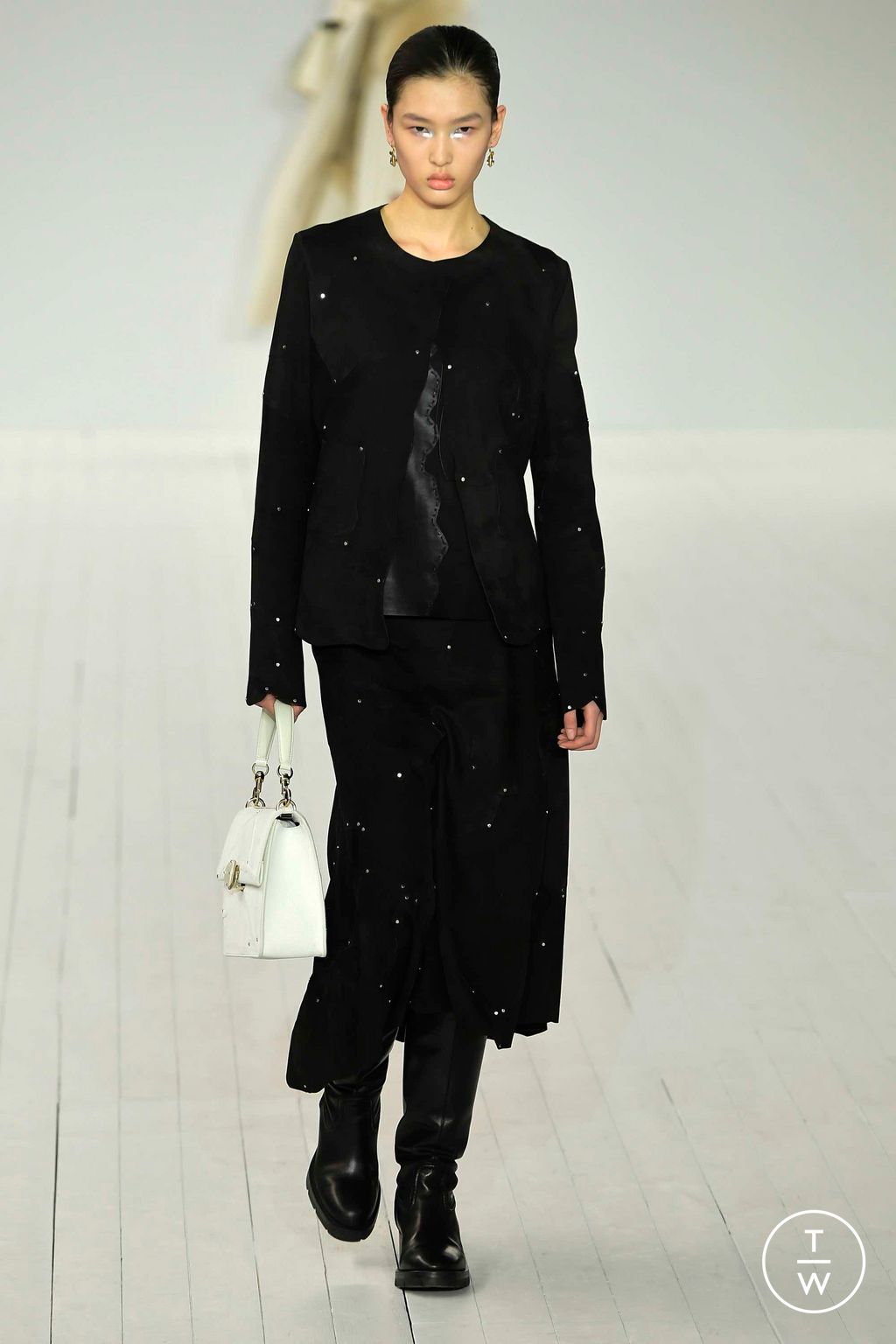 Fashion Week Paris Fall/Winter 2023 look 5 de la collection Chloé womenswear