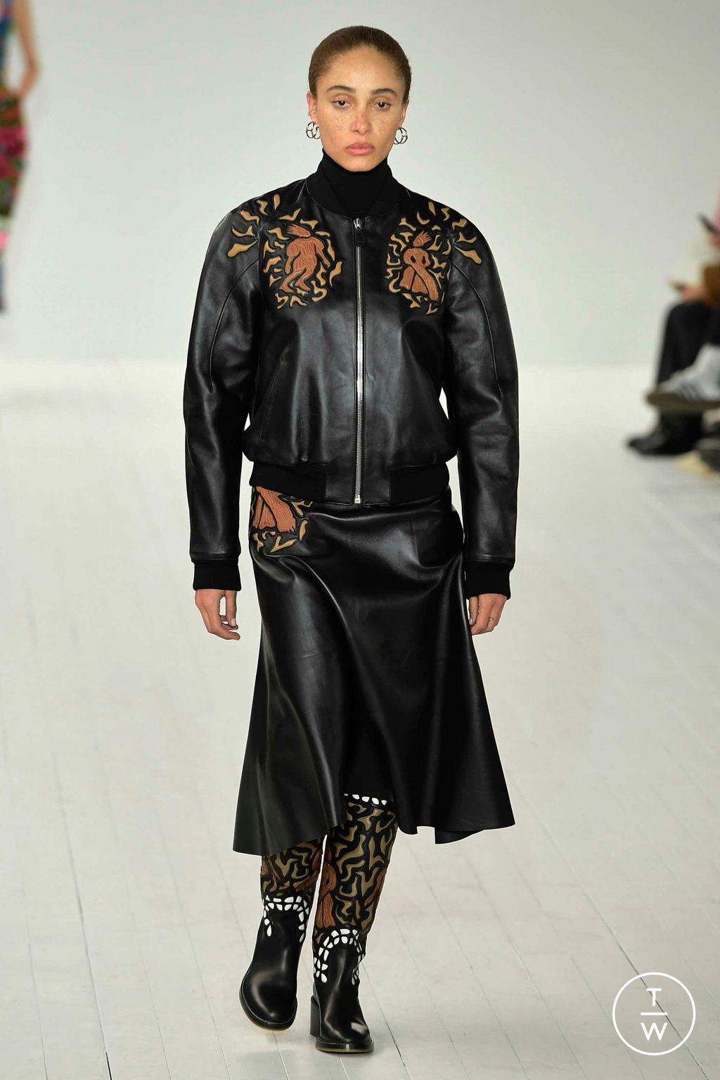 Fashion Week Paris Fall/Winter 2023 look 11 from the Chloé collection 女装