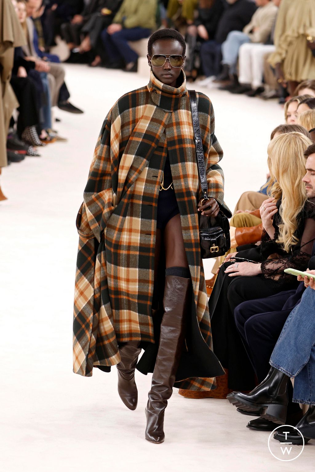 Fashion Week Paris Fall/Winter 2024 look 28 de la collection Chloé womenswear