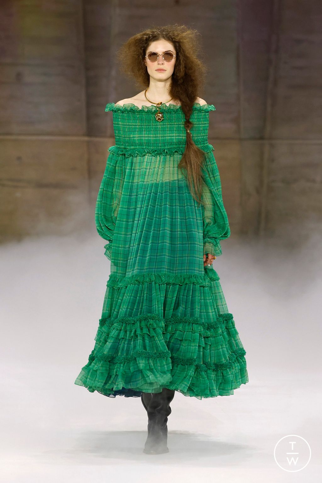 Fashion Week Paris Fall/Winter 2026 look 12 from the Chloé collection womenswear