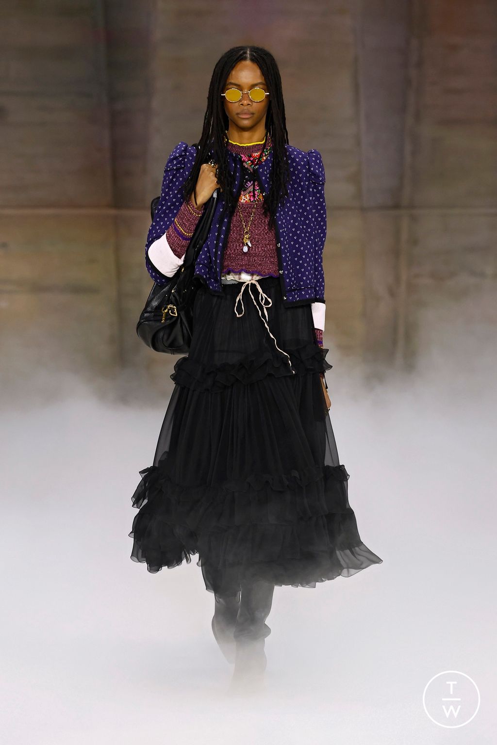 Fashion Week Paris Fall/Winter 2026 look 22 from the Chloé collection 女装