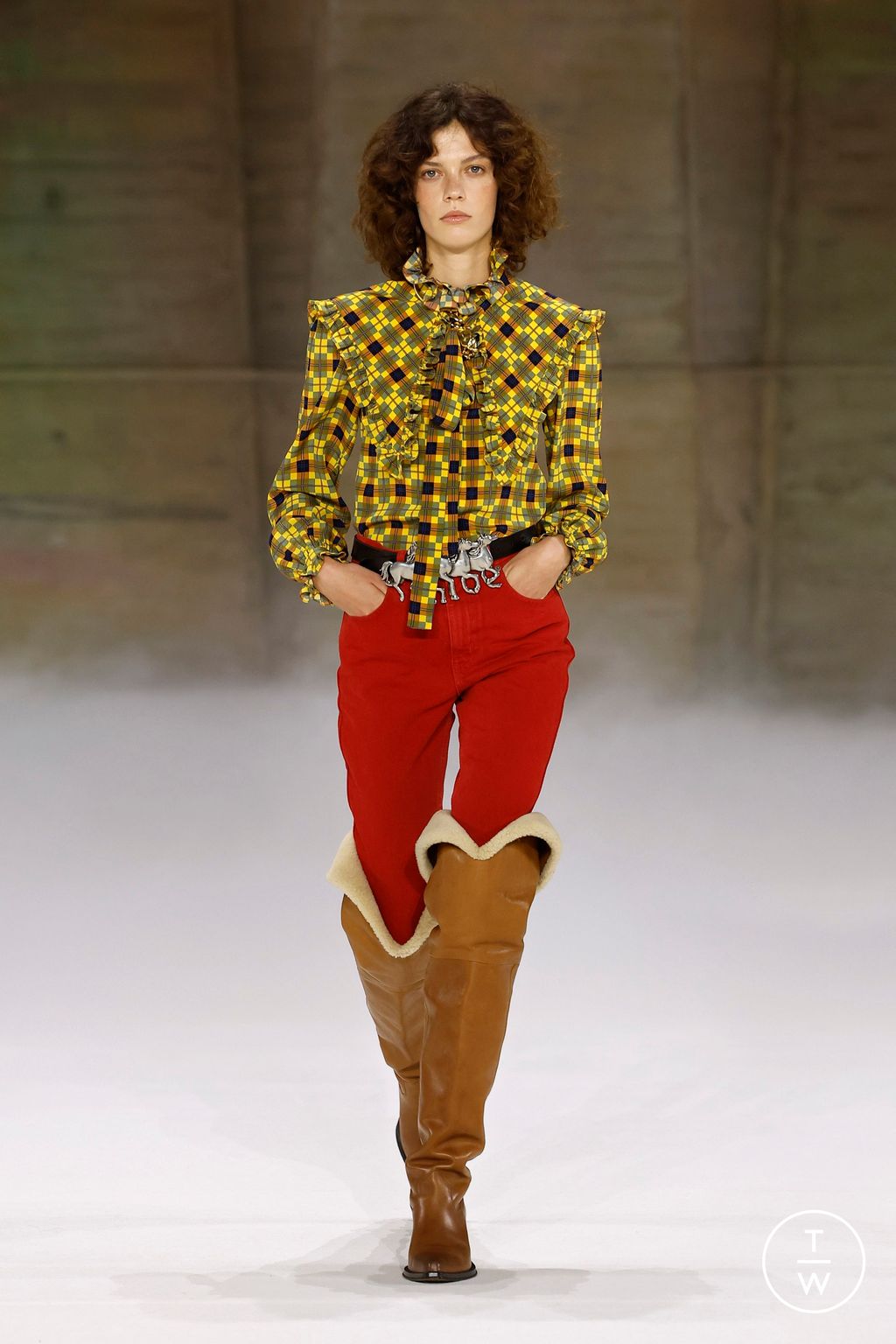 Fashion Week Paris Fall/Winter 2026 look 30 from the Chloé collection 女装