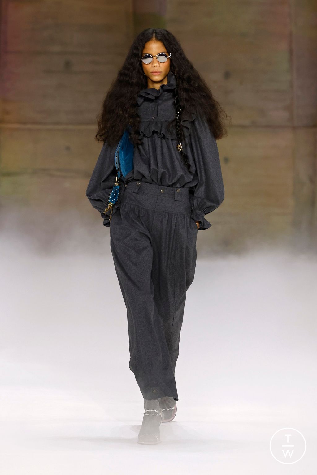 Fashion Week Paris Fall/Winter 2026 look 32 from the Chloé collection 女装
