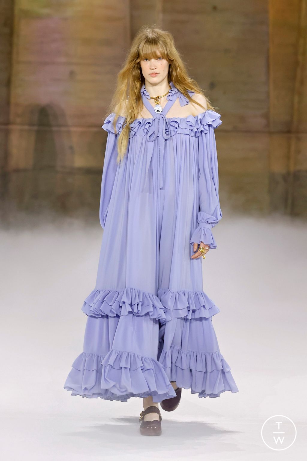 Fashion Week Paris Fall/Winter 2026 look 51 from the Chloé collection 女装