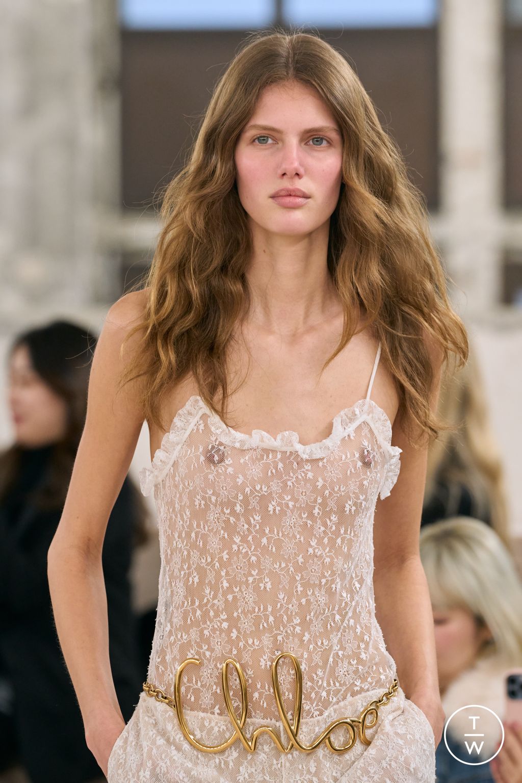 Fashion Week Paris Fall/Winter 2024 look 37 from the Chloé collection 女装配饰