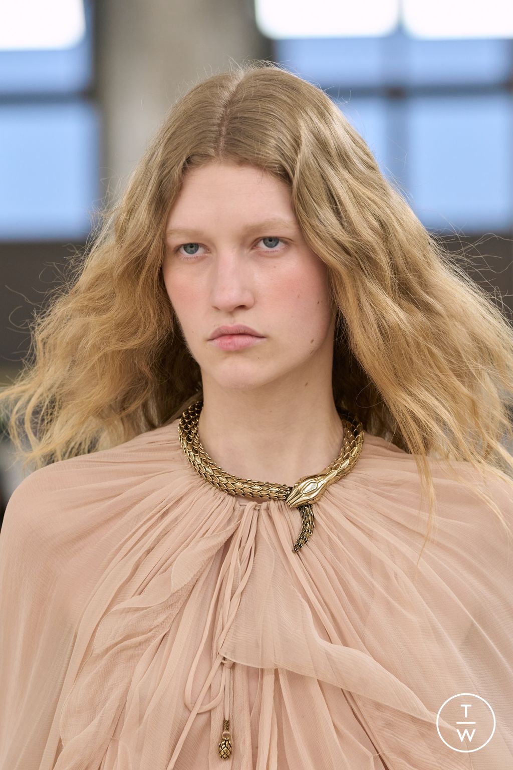 Fashion Week Paris Fall/Winter 2024 look 45 from the Chloé collection 女装配饰
