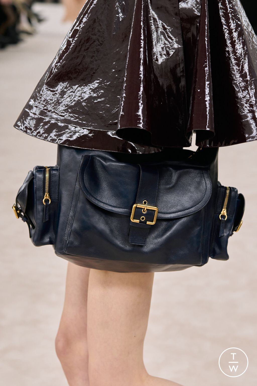 Fashion Week Paris Fall/Winter 2024 look 4 from the Chloé collection womenswear accessories