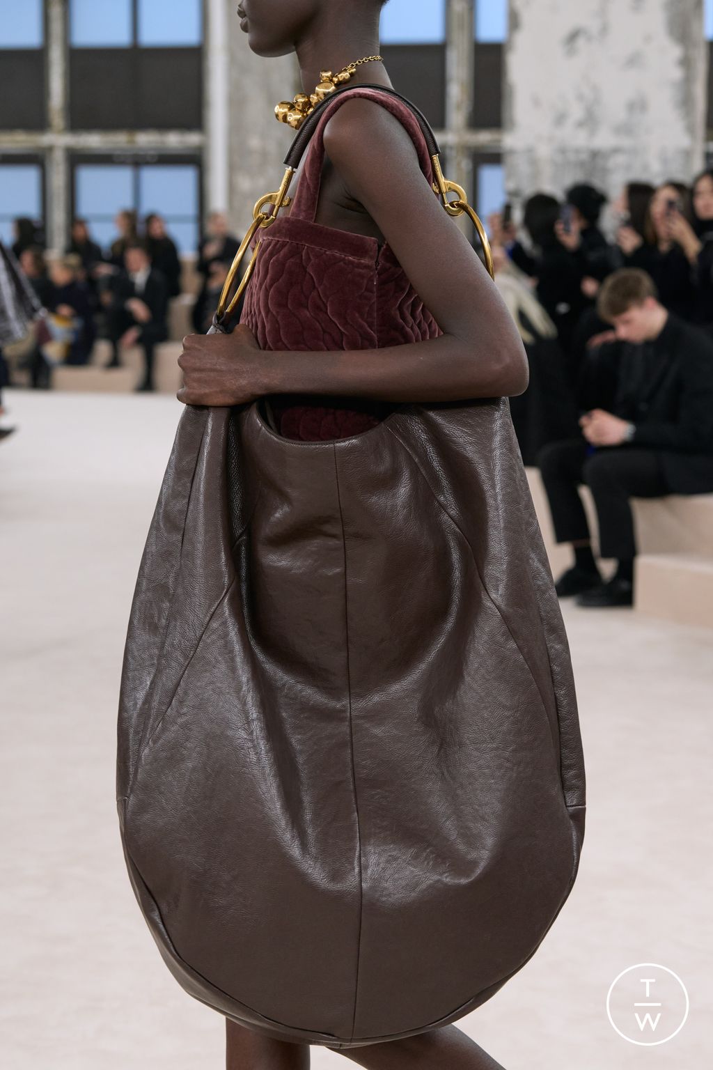 Fashion Week Paris Fall/Winter 2024 look 5 from the Chloé collection womenswear accessories