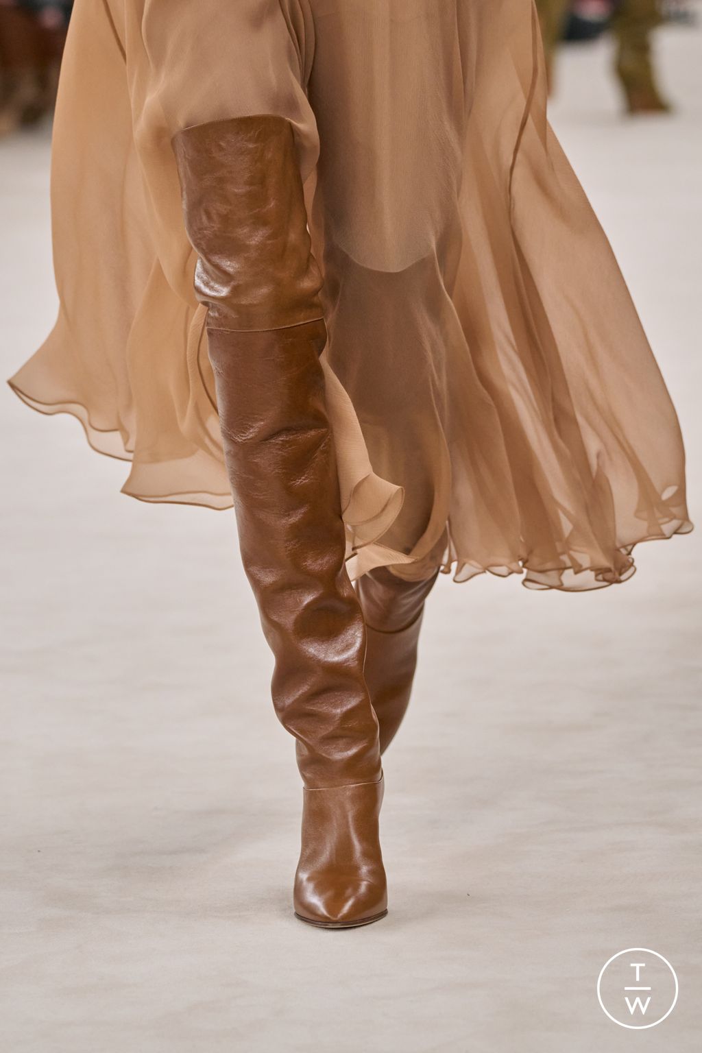 Fashion Week Paris Fall/Winter 2024 look 23 from the Chloé collection 女装配饰