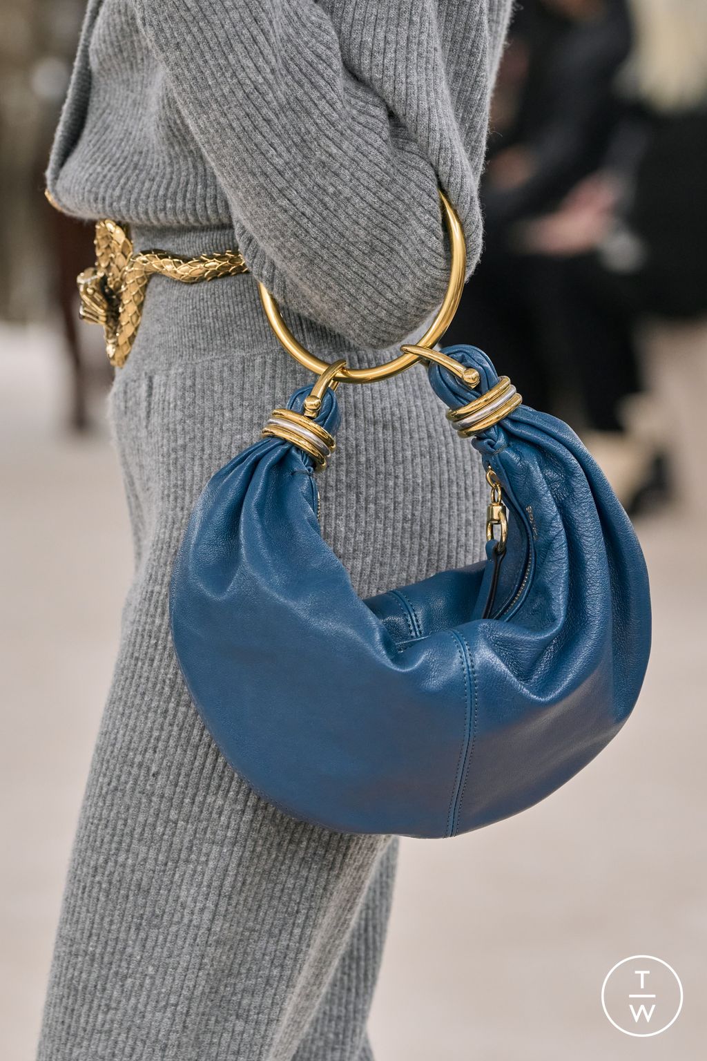 Fashion Week Paris Fall/Winter 2024 look 13 from the Chloé collection womenswear accessories