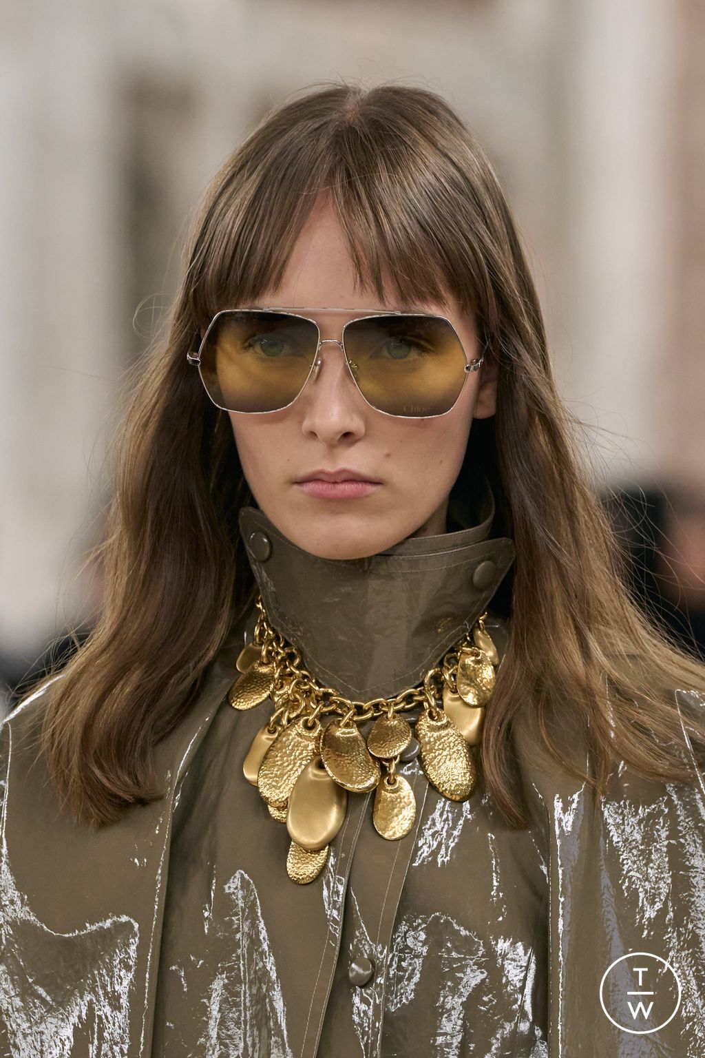 Fashion Week Paris Fall/Winter 2024 look 51 from the Chloé collection womenswear accessories