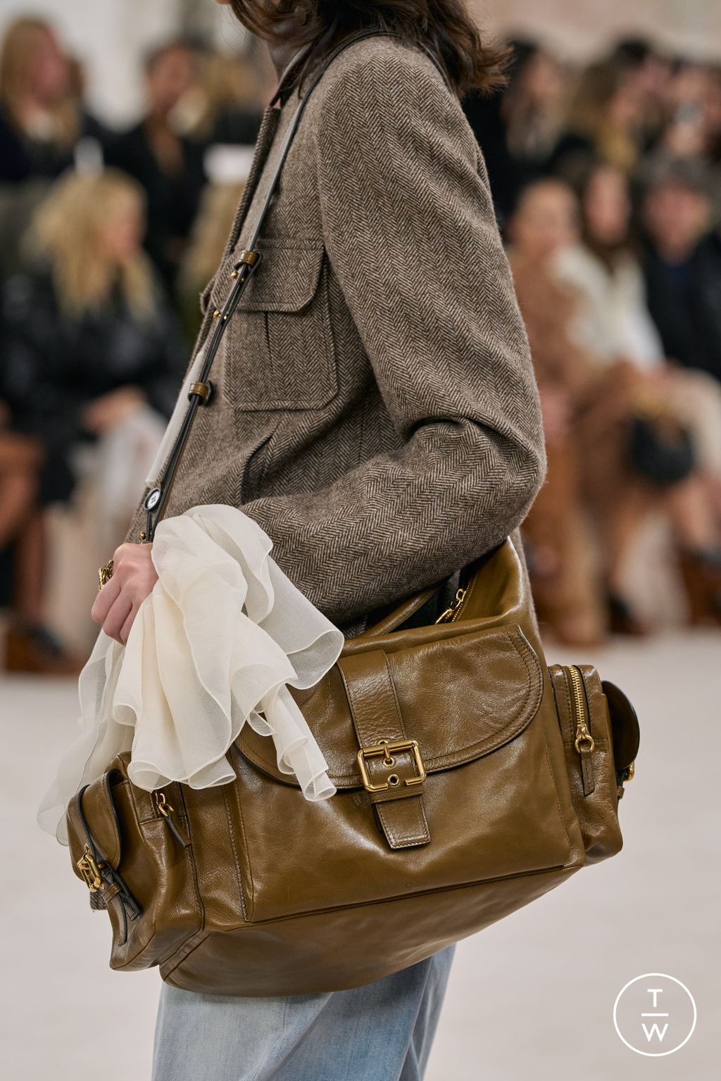 Fashion Week Paris Fall/Winter 2024 look 14 from the Chloé collection 女装配饰