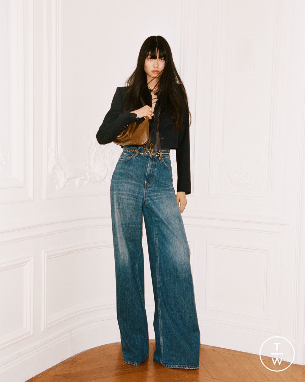 Fashion Week Paris Pre-Fall 2024 look 11 from the Chloé collection 女装