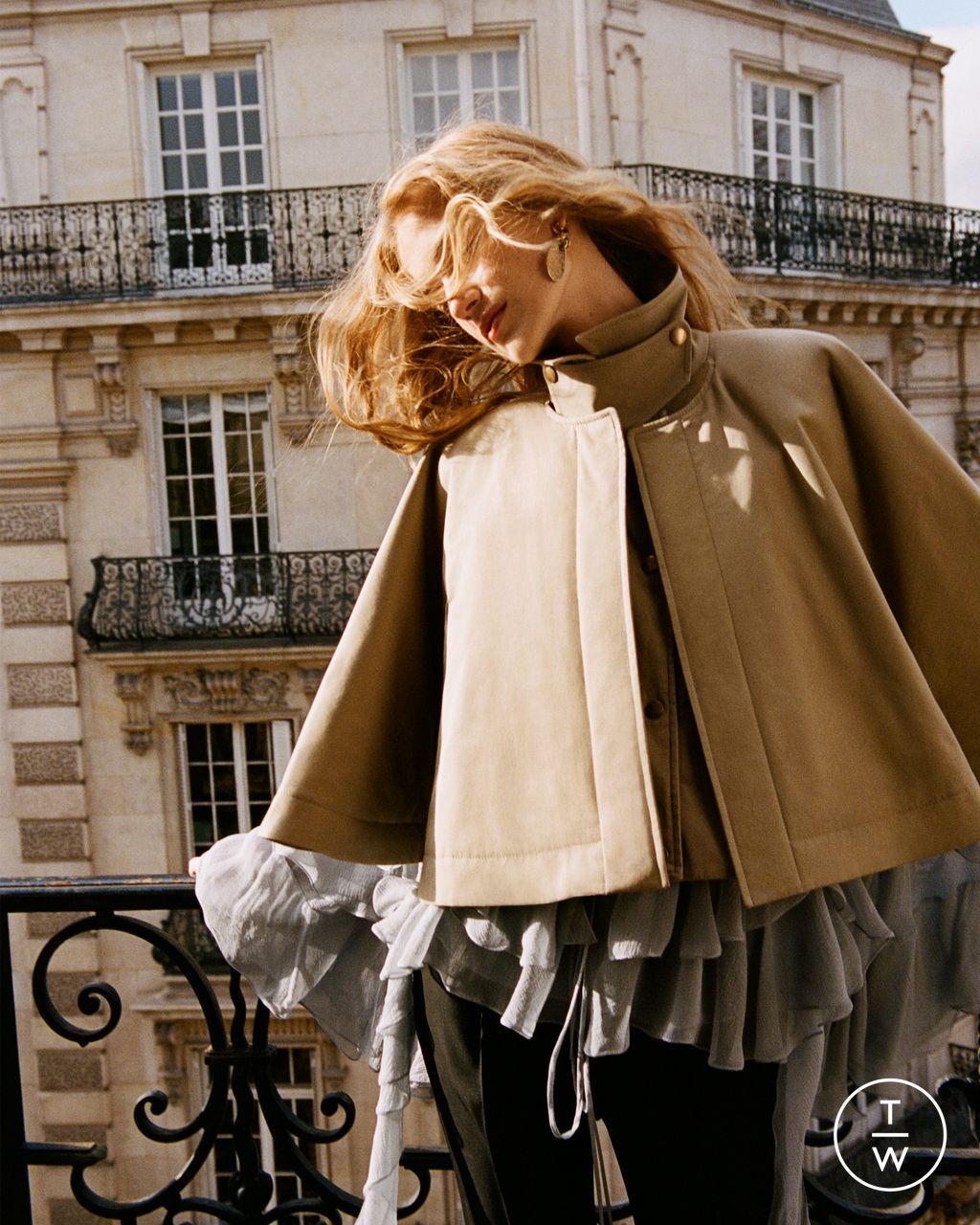 Fashion Week Paris Pre-Fall 2024 look 6 from the Chloé collection 女装