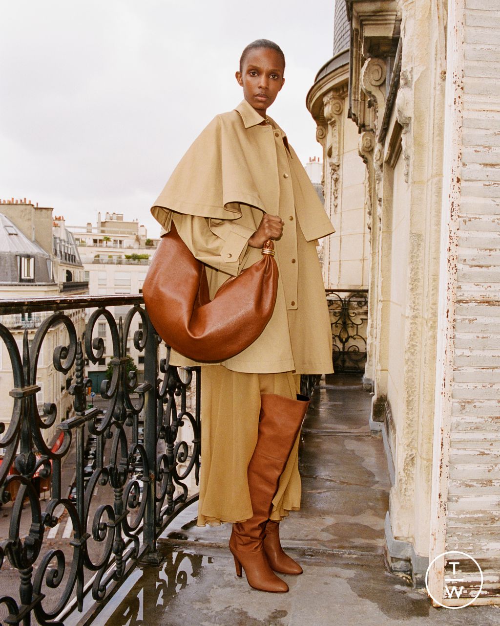 Fashion Week Paris Pre-Fall 2024 look 9 from the Chloé collection womenswear