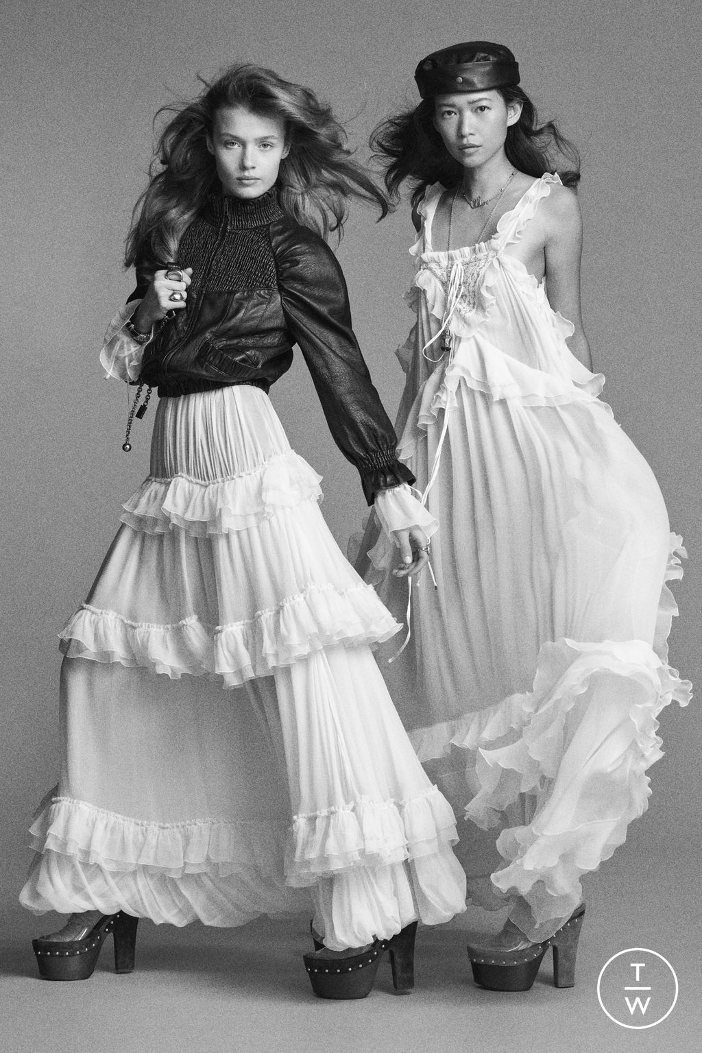 Fashion Week Paris Pre-Fall 2026 look 6 from the Chloé collection womenswear