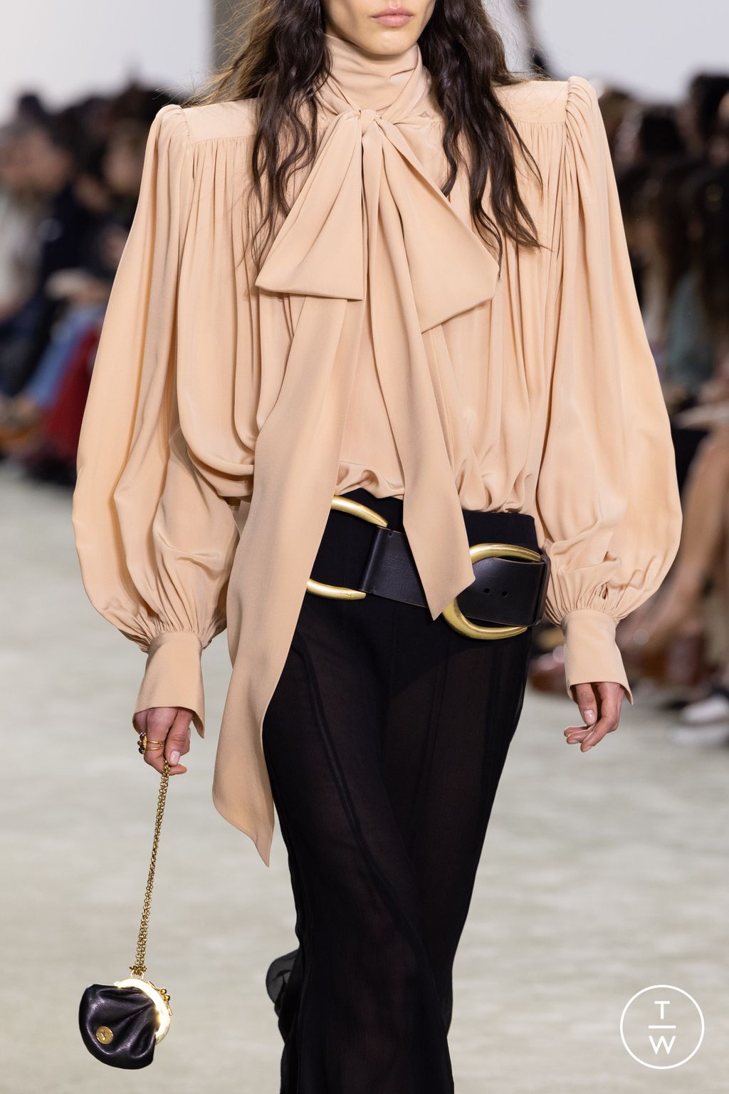 Fashion Week Paris Fall/Winter 2025 look 40 from the Chloé collection womenswear accessories