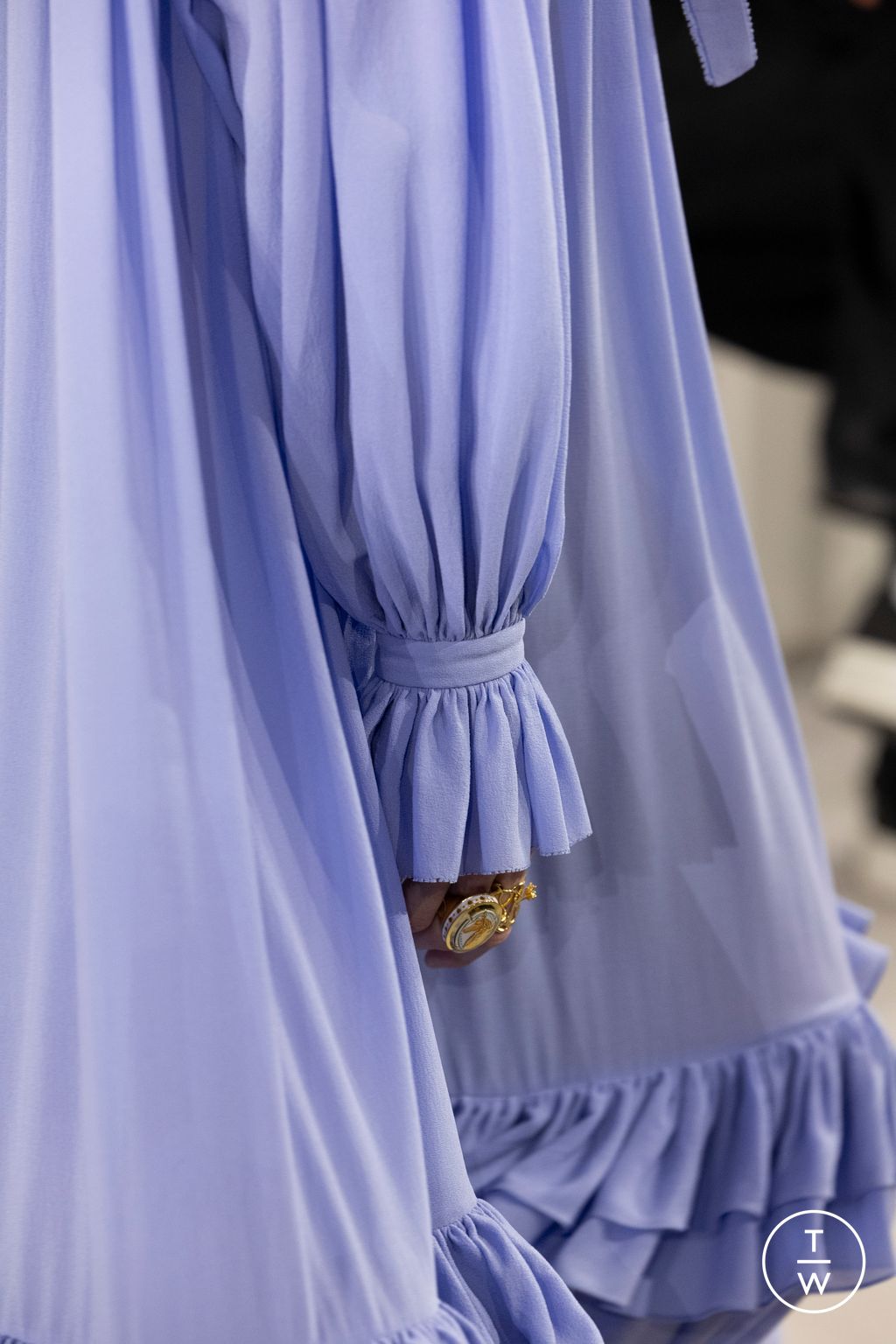 Fashion Week Paris Fall/Winter 2026 look 50 from the Chloé collection womenswear accessories