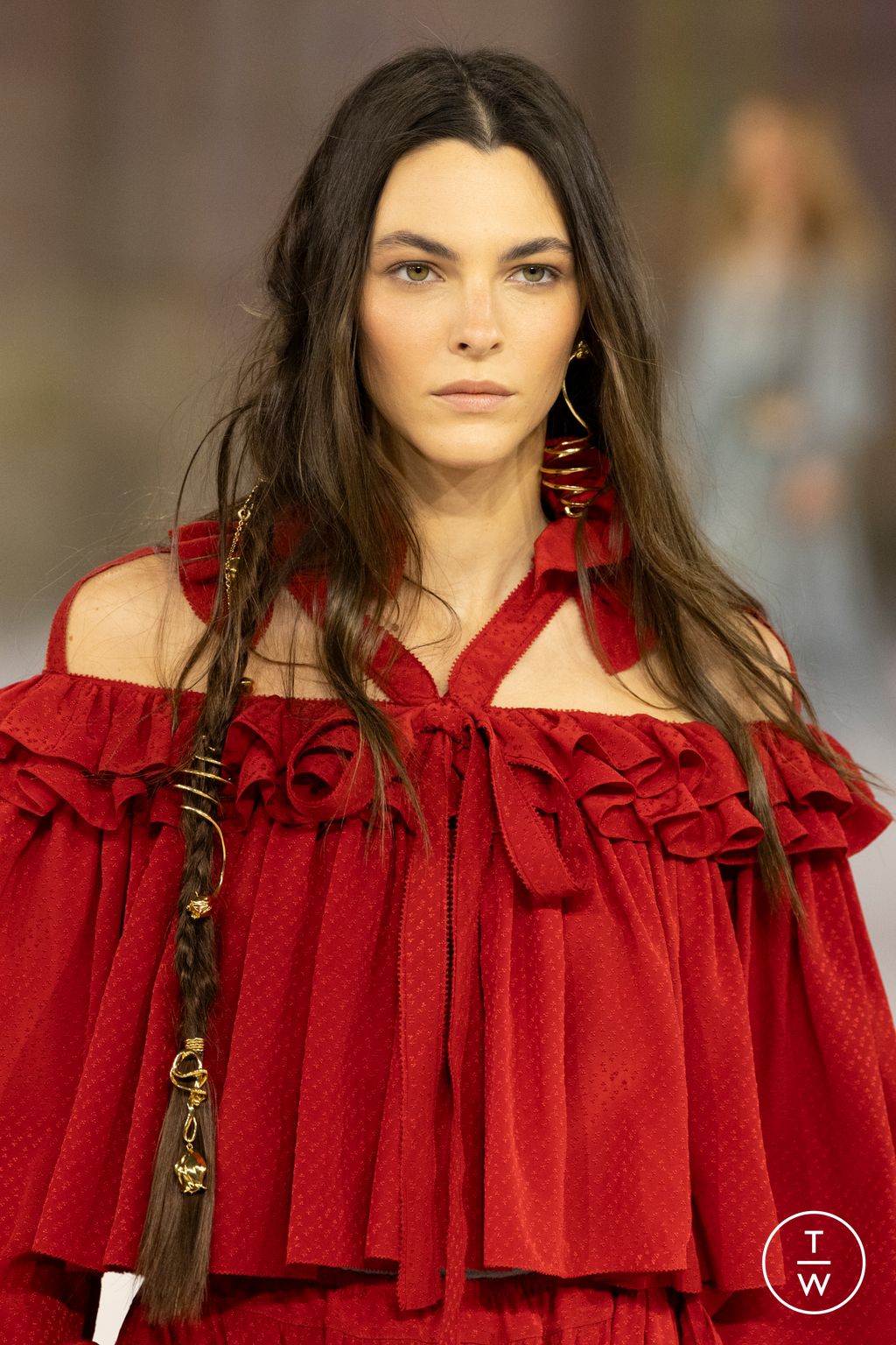 Fashion Week Paris Fall/Winter 2026 look 53 from the Chloé collection 女装配饰