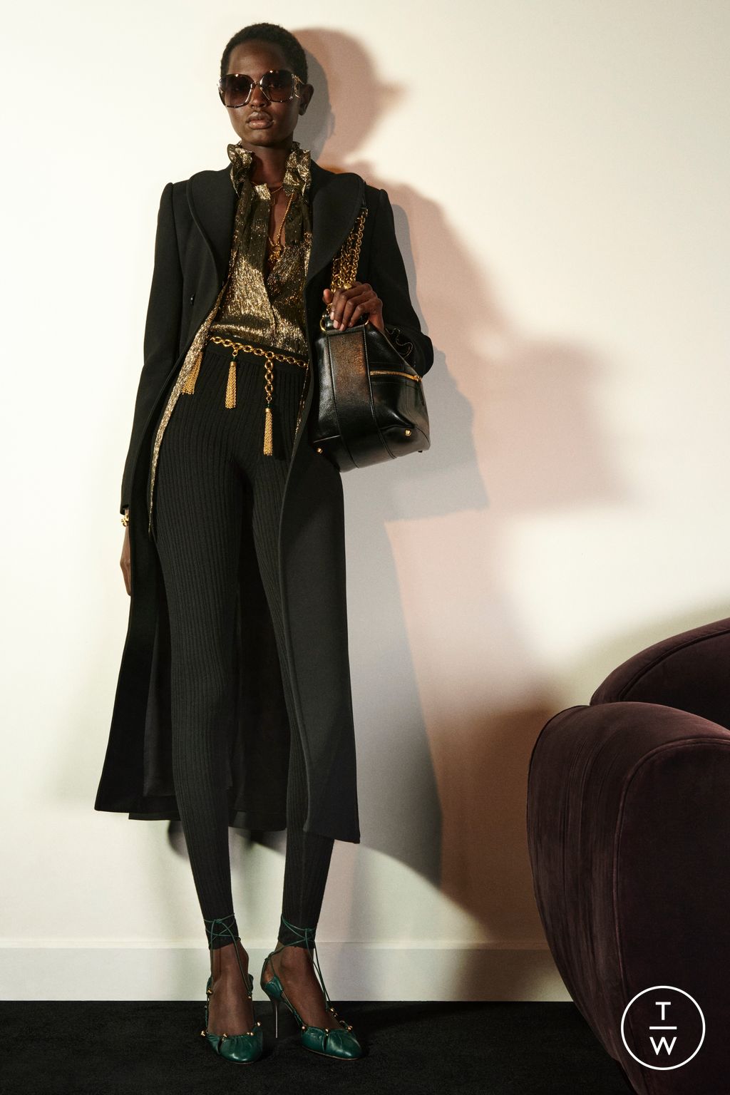 Fashion Week Paris Resort 2025 look 12 from the Chloé collection womenswear