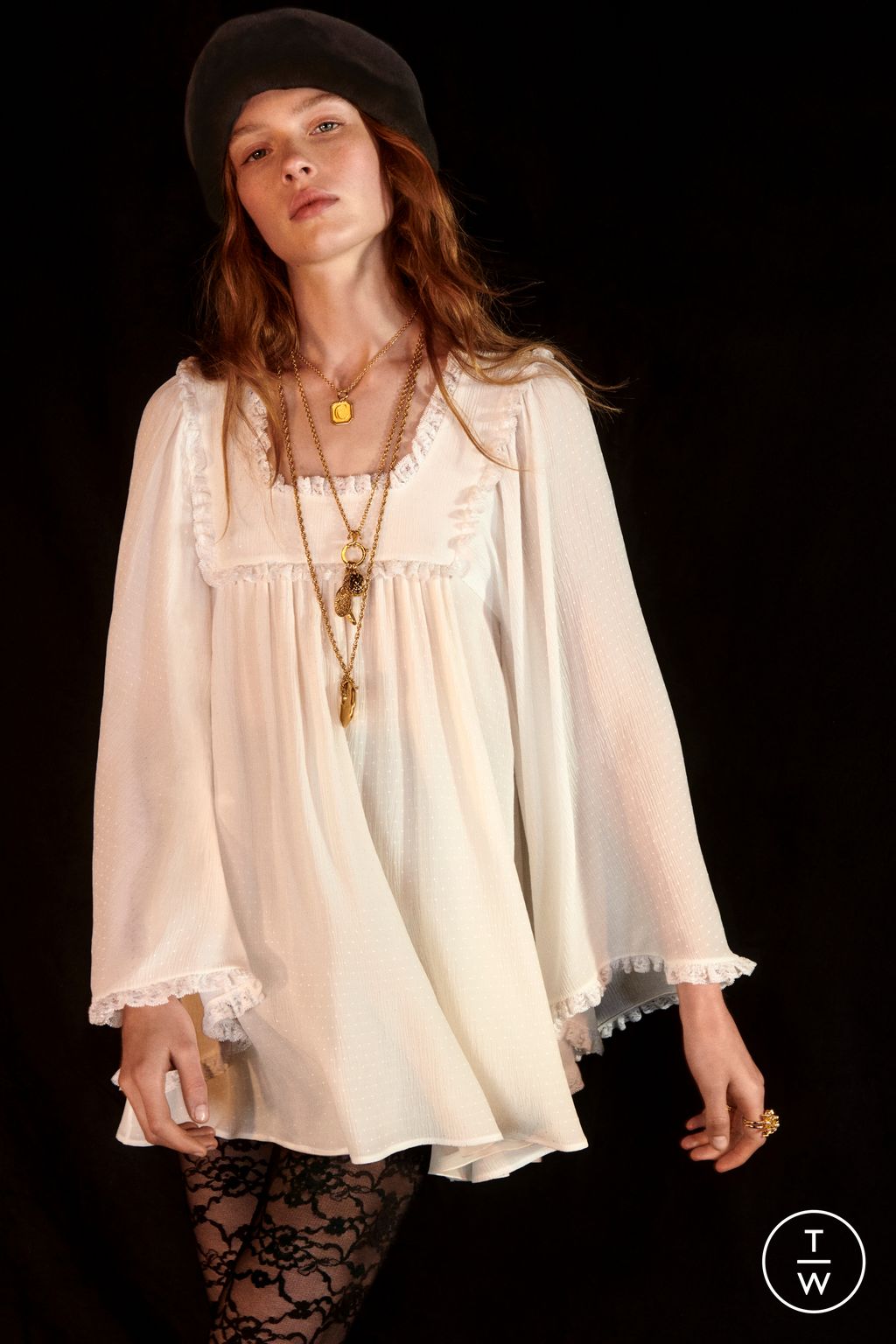 Fashion Week Paris Resort 2025 look 13 from the Chloé collection womenswear