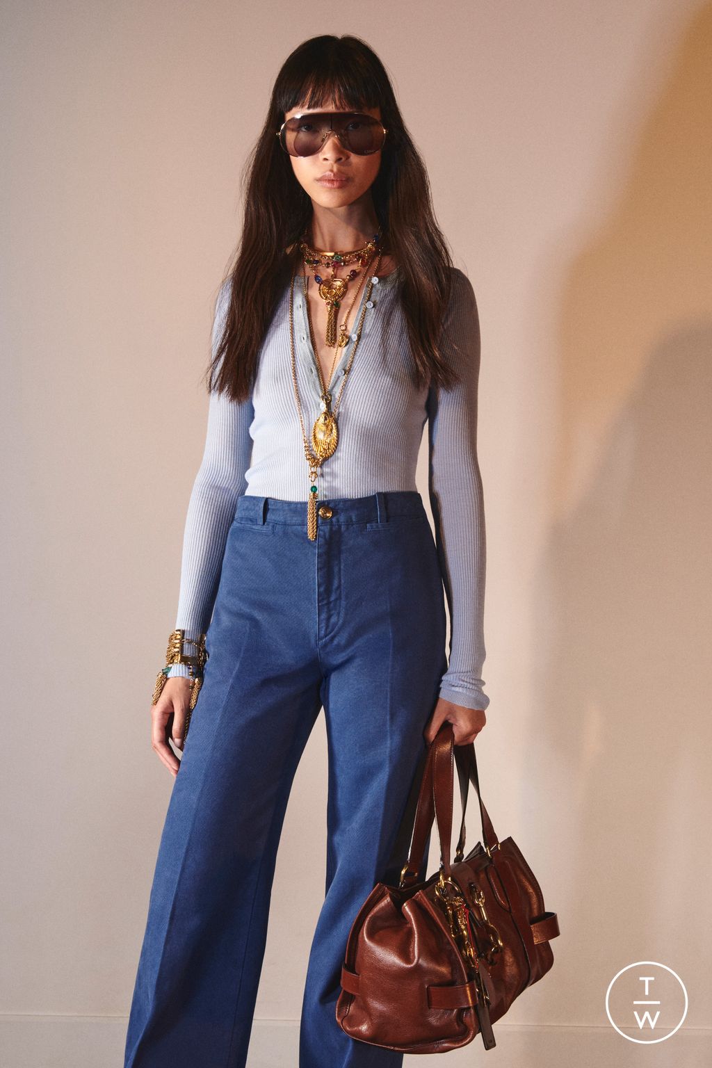Fashion Week Paris Resort 2025 look 20 from the Chloé collection 女装